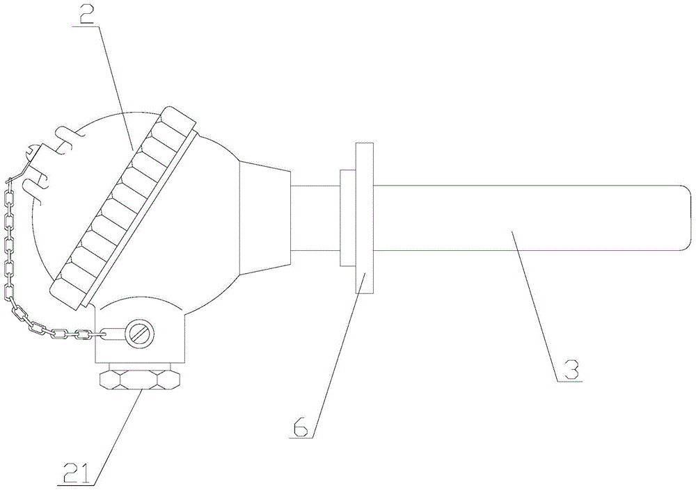 一种抗震动性能好的测温热电阻的制作方法