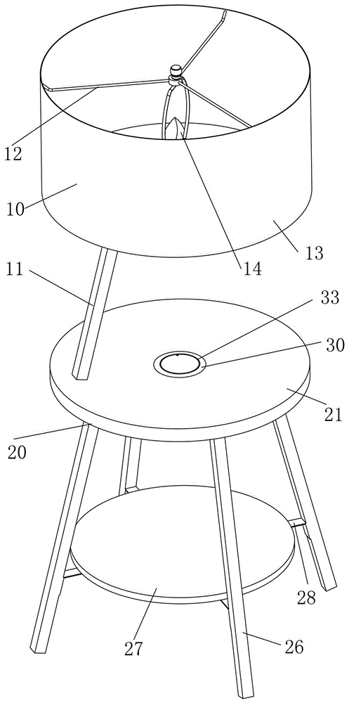 一种具有无线充电功能的家具灯的制作方法