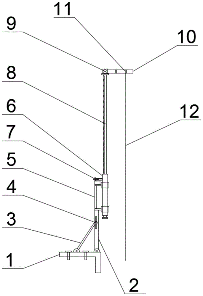 一种矿山测量用可伸缩栓线绳杆的制作方法