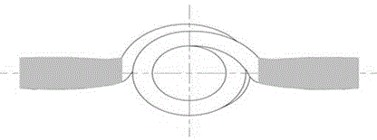 一种内径为椭圆形线圈结构的电感的制作方法