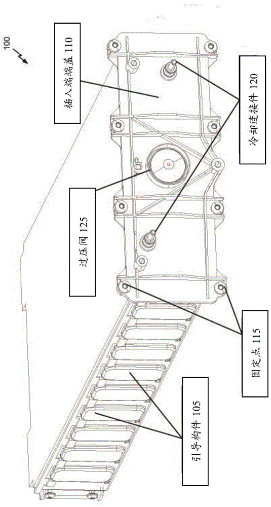 电池模块在储能系统电池模块隔间内的固定的制作方法