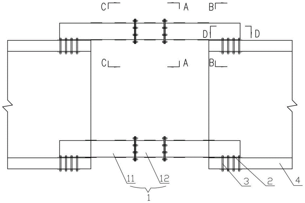 一种可重复利用的桥梁装配式合龙段刚性连接组件的制作方法