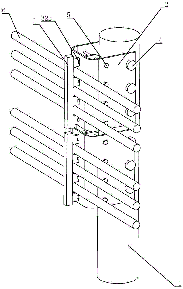 一种缆索护栏用立柱连接结构的制作方法