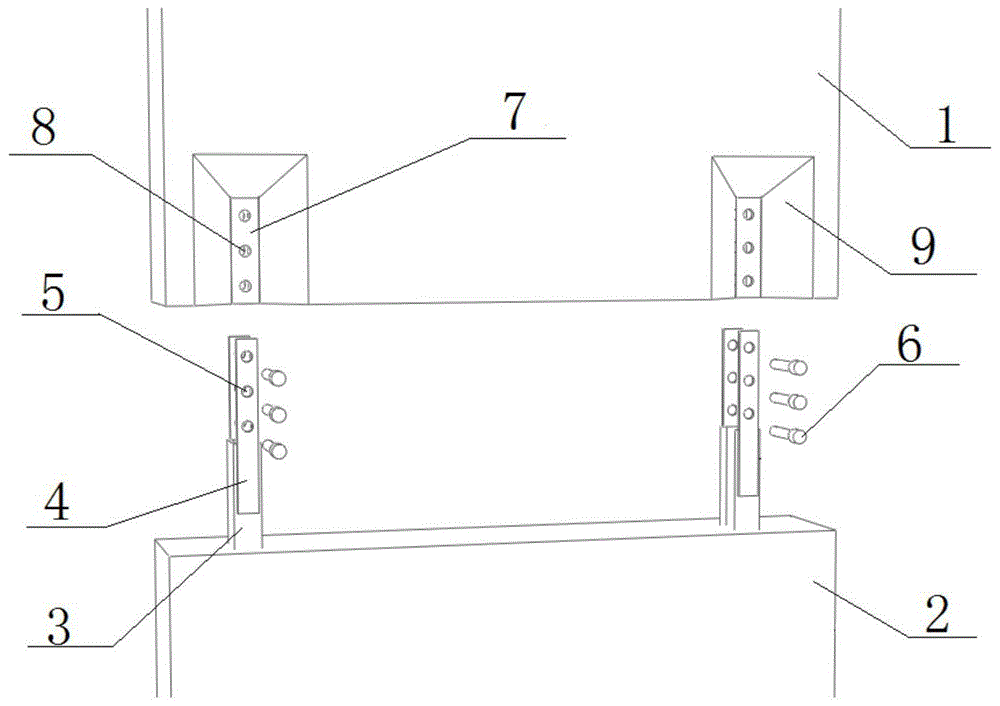 一种预制钢骨-混凝土组合剪力墙拼接装置的制作方法