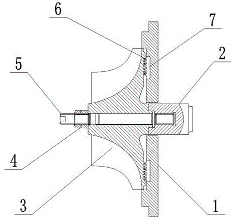 一种磁悬浮鼓风机的密封结构的制作方法