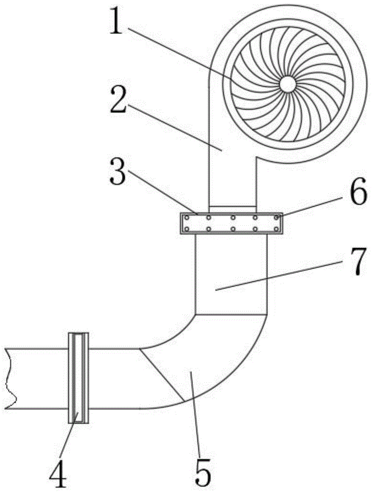 一种风机用抗静电阻爆防爆导风筒的制作方法