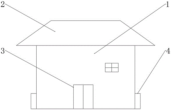 一种防火型住人钢结构房屋的制作方法