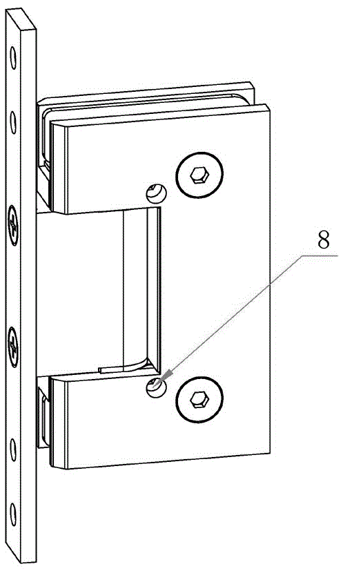 180°调节型玻璃墙夹的制作方法