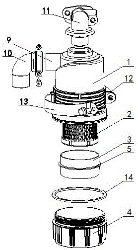 一种发动机空滤器的制作方法