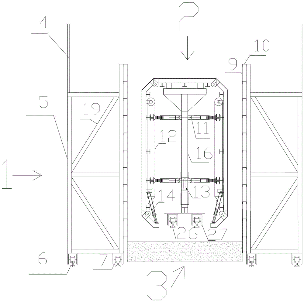 一种预制管廊机械与液压组合型整体安拆钢模板的制作方法
