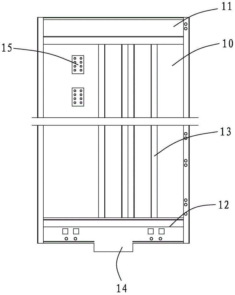 一种旁开和中分双折厅门门板结构的制作方法