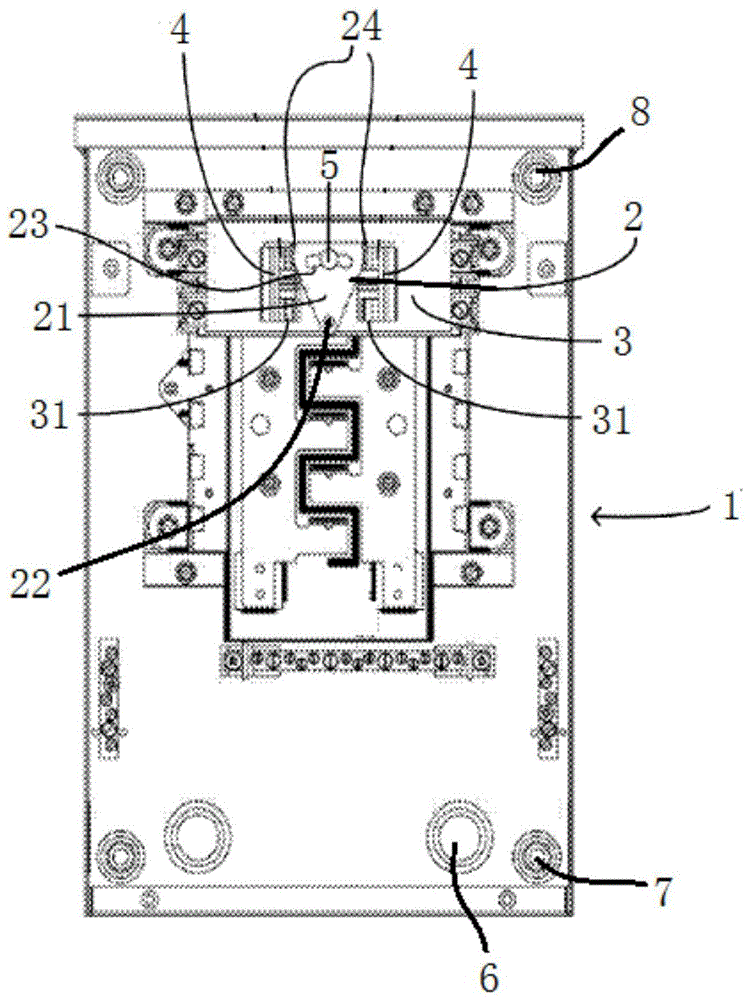 一种手动互锁安全操作面板的制作方法