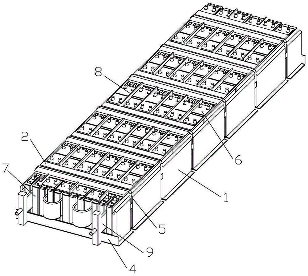 方形电池包水冷模组的制作方法