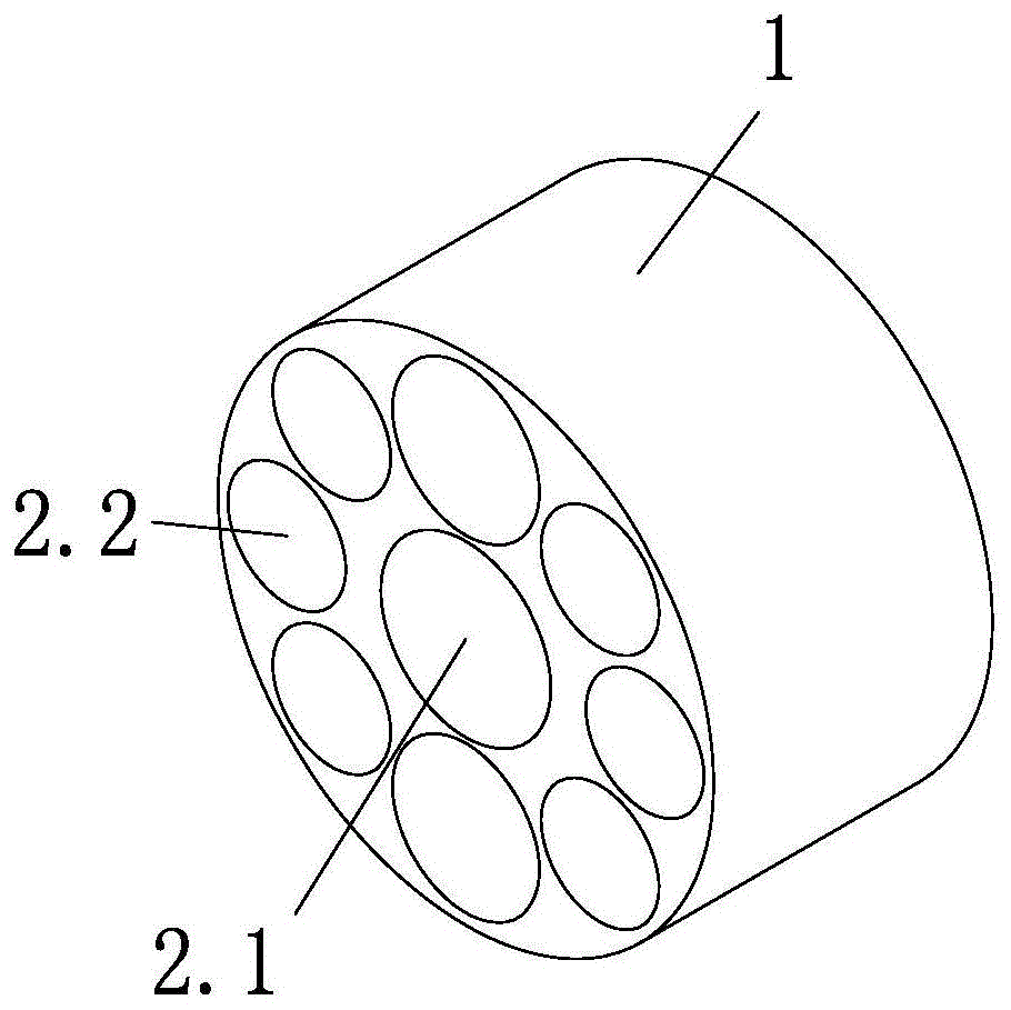 一种多根电缆组合封堵模块的制作方法