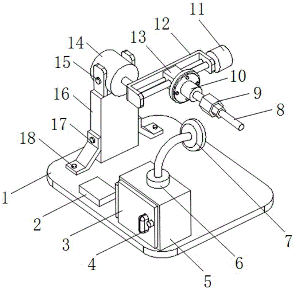 一种带有弧度调节功能的弧度打磨机的制作方法