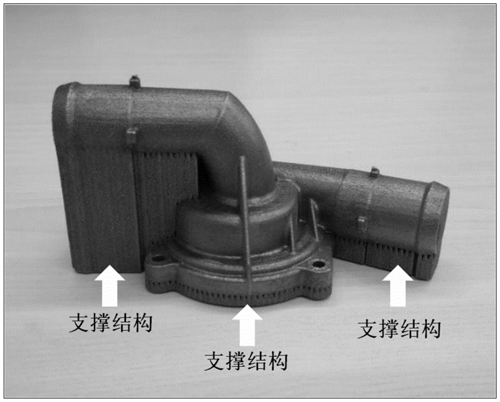 一种增材制造钛合金中支撑结构的去除方法与流程