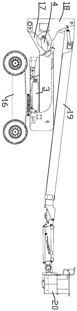 一种曲臂高空作业车连接体调平液压系统和控制方法与流程