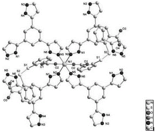 刚性三吡唑苯配位聚合物的制备方法与流程