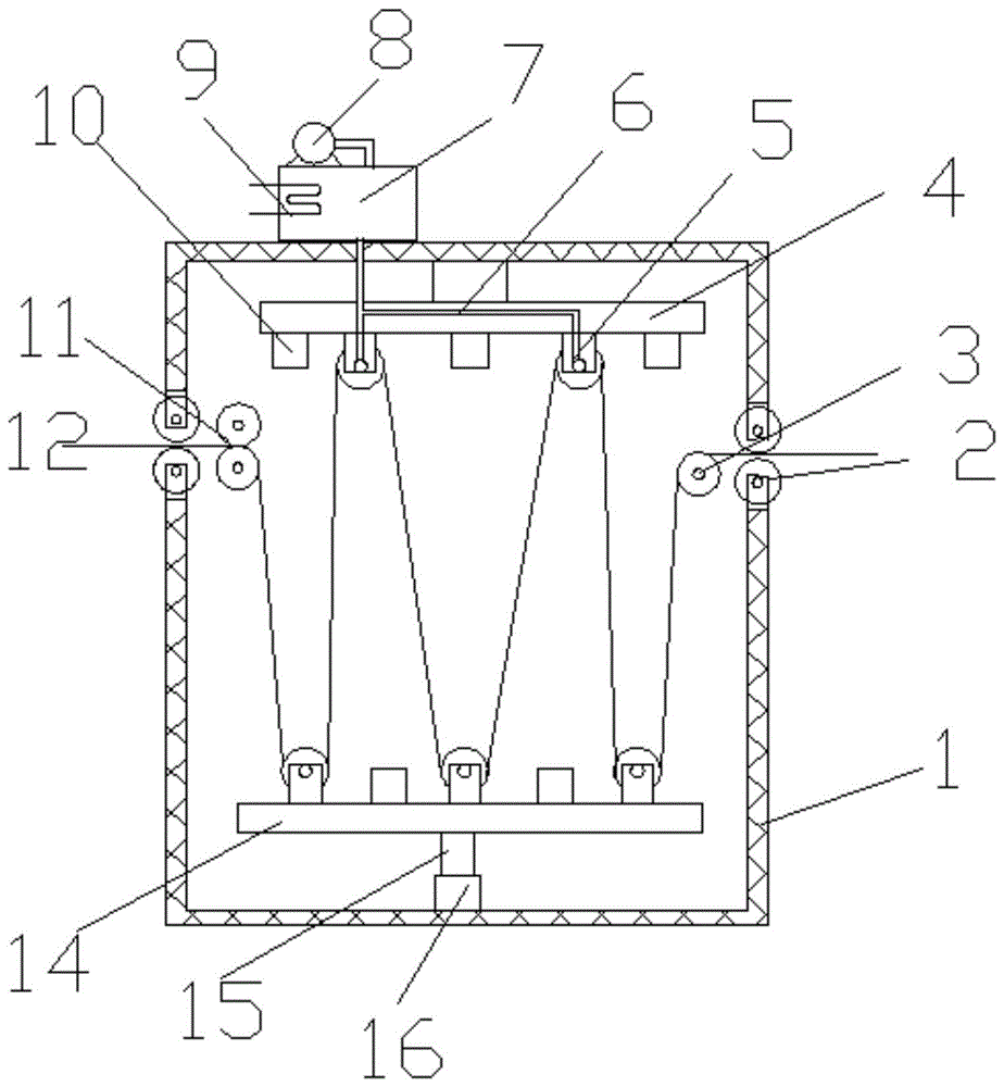 一种纺织用纺织布料烘干装置的制作方法