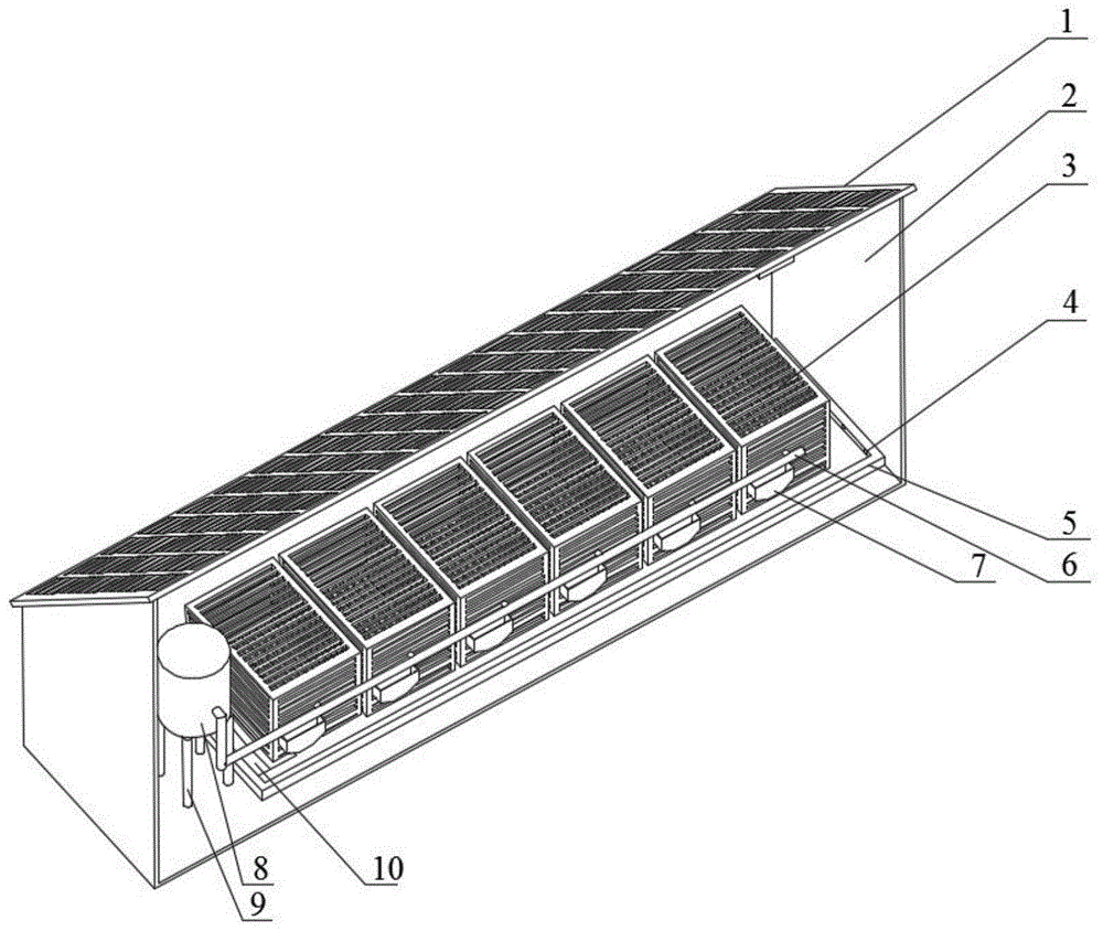 一种基于太阳能独立供电的现代化管理獭兔养殖室的制作方法