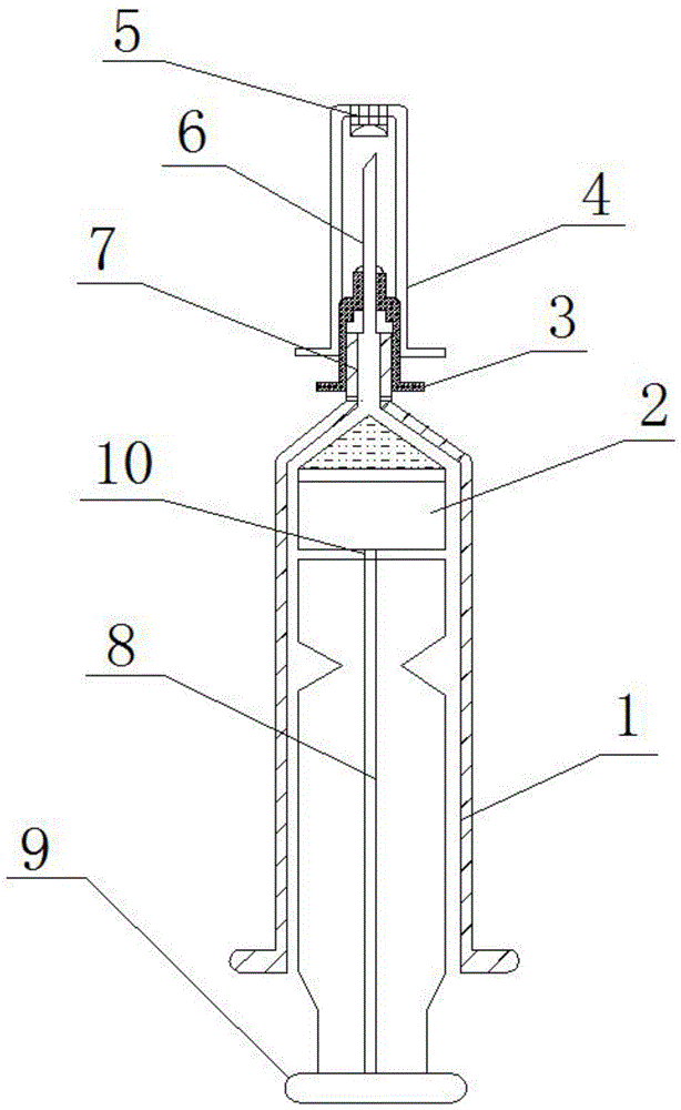 一种医用自毁式注射器的制作方法