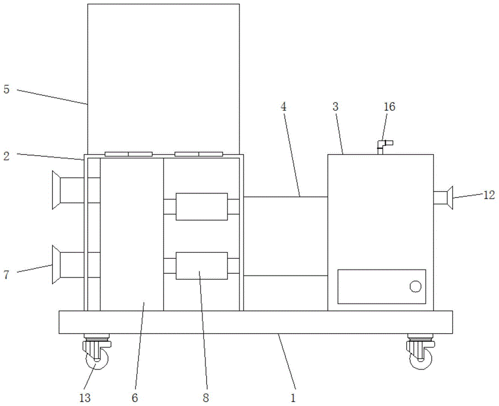 一种移动式工业污气处理设备的制作方法