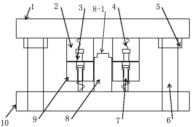 一种改进结构的翻孔模具的制作方法