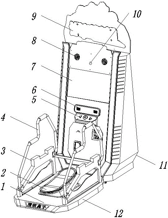 一种滑板高手游戏机的制作方法