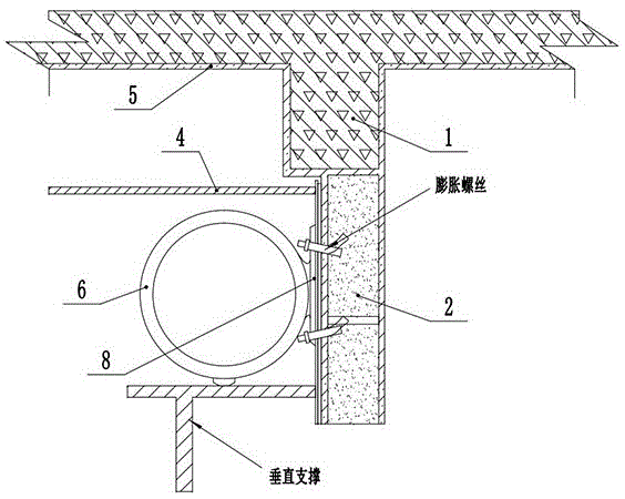 一种轻质墙安装承重隐藏加固结构及其安装工艺的制作方法