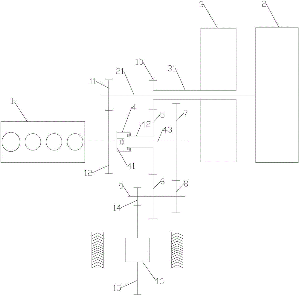 混合动力驱动系统及车辆的制作方法