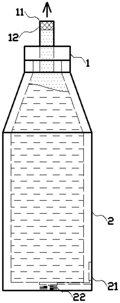 自动测温热水瓶塞保护装置的制作方法