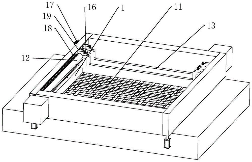 一种平网印花机的挡液装置的制作方法