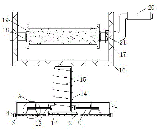 一种光纤生产用带纤绕圈装置的制作方法