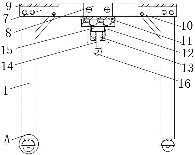 一种吊装龙门架的制作方法