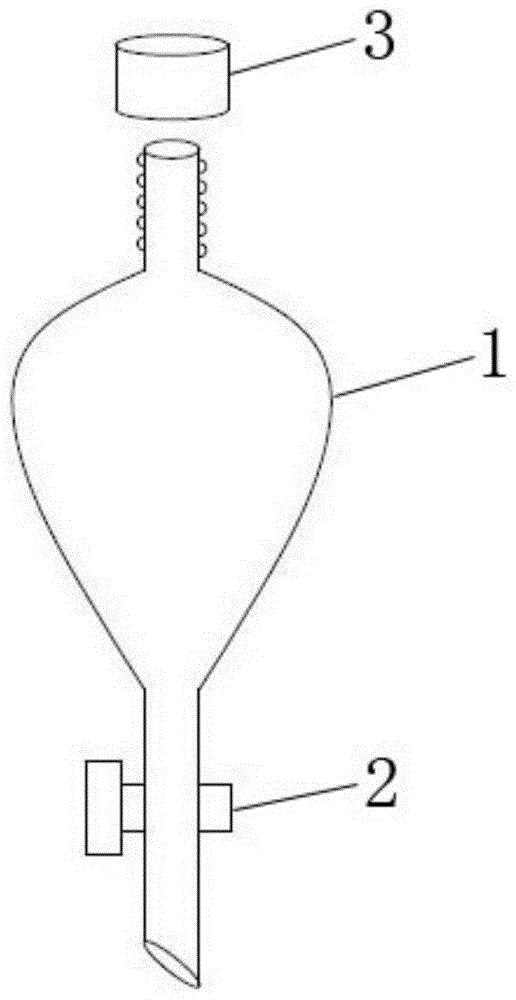 碘含量测定分液提取漏斗的制作方法