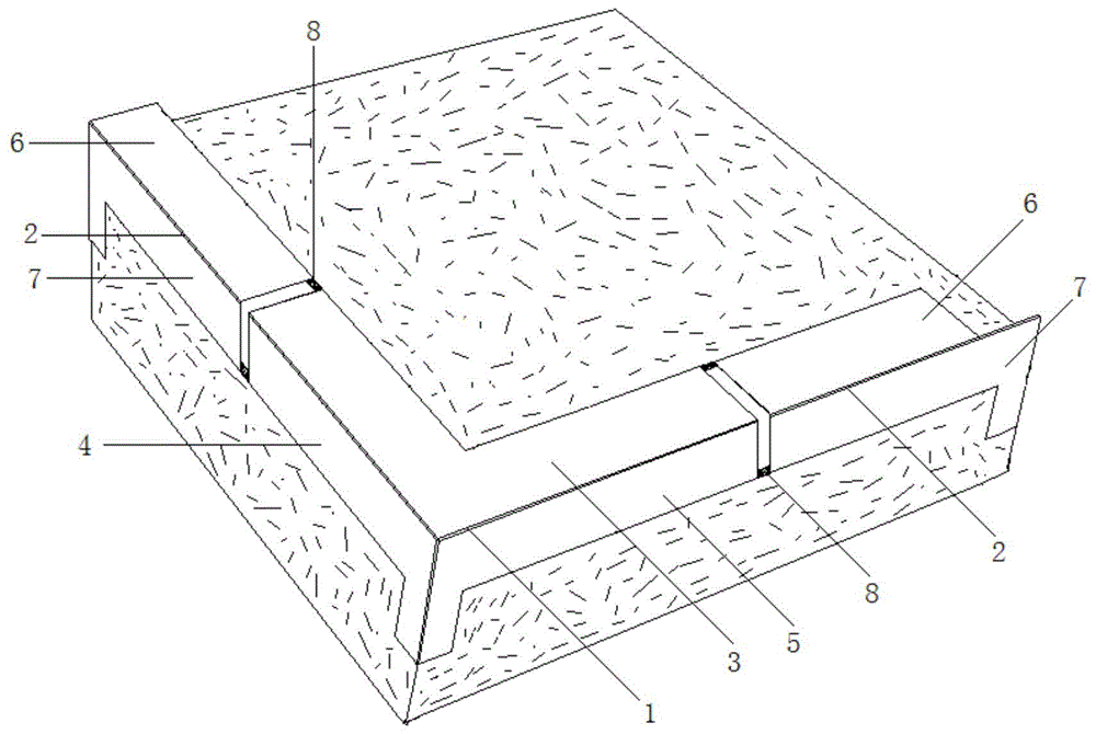 一种混凝土基础用折叠伸缩保护板的制作方法