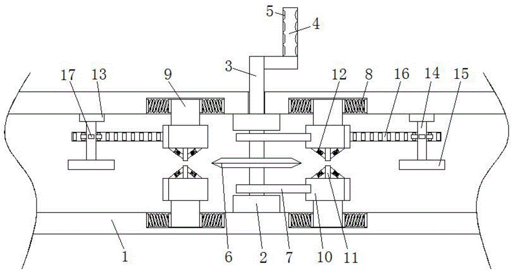 一种新型建筑防堵排水管的制作方法