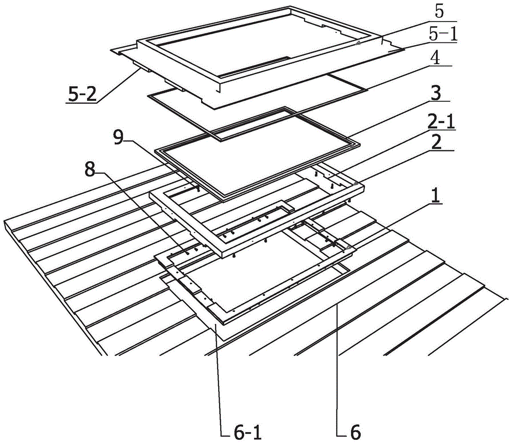 一种应用于集装箱建筑的天窗连接装置的制作方法