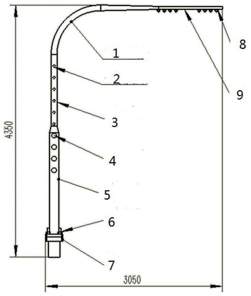 一种架线式纯电动地下铲运机架线系统的架线杆的制作方法