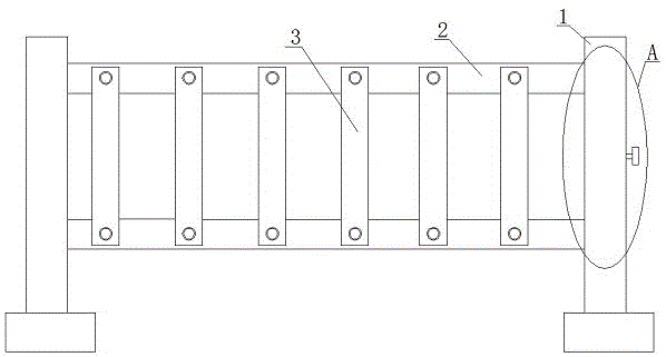 一种建筑施工用防护隔离栏杆的制作方法