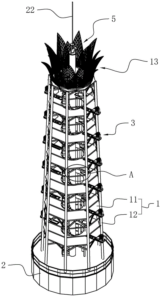 一种多功能水秀塔装置的制作方法