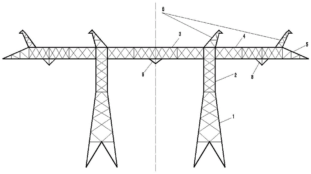 一种限高地区双回线路的耐张塔的制作方法