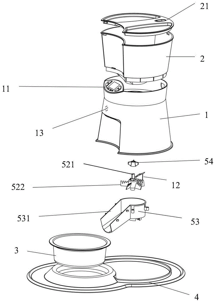 宠物自动喂食器的制作方法