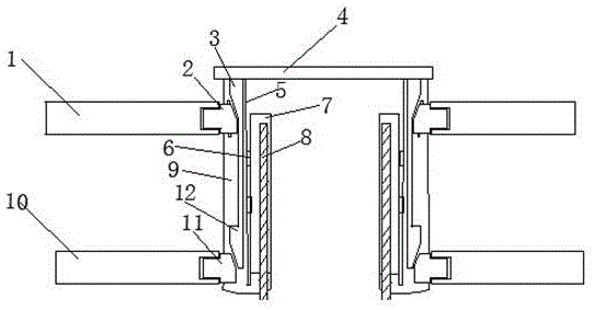 换热器双层管板安装结构的制作方法