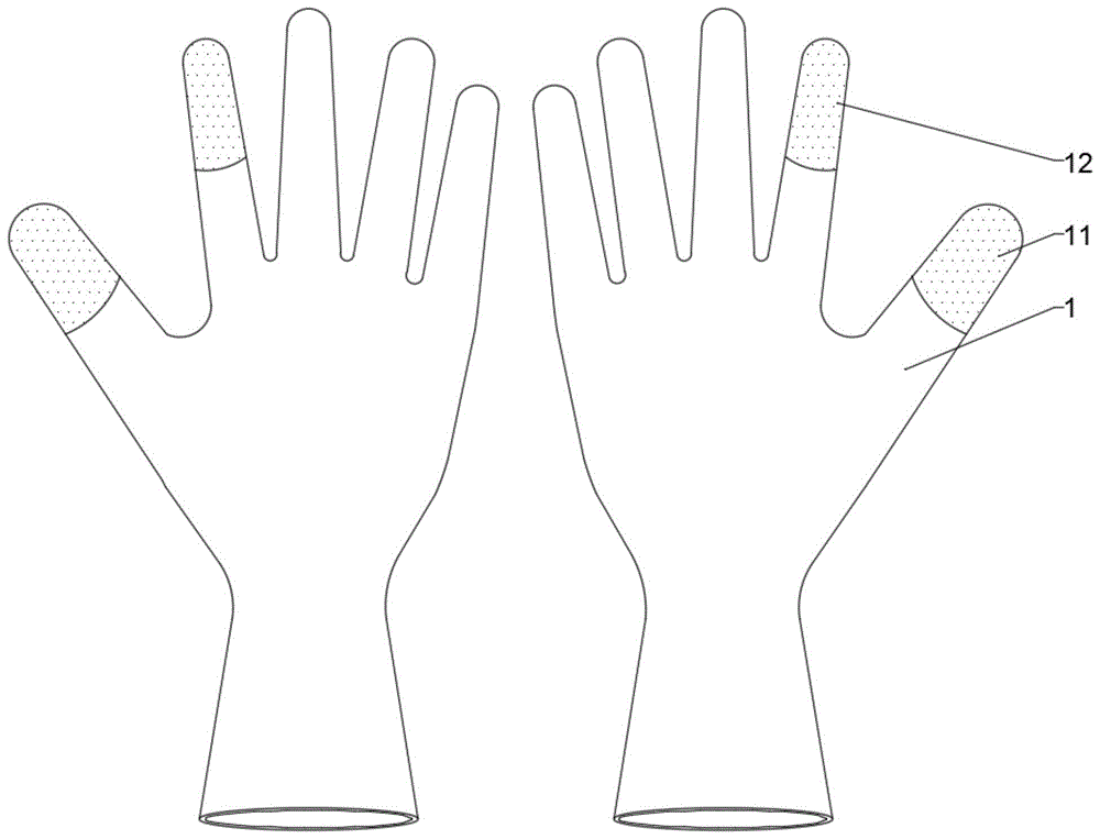一种新型医用防护手套的制作方法