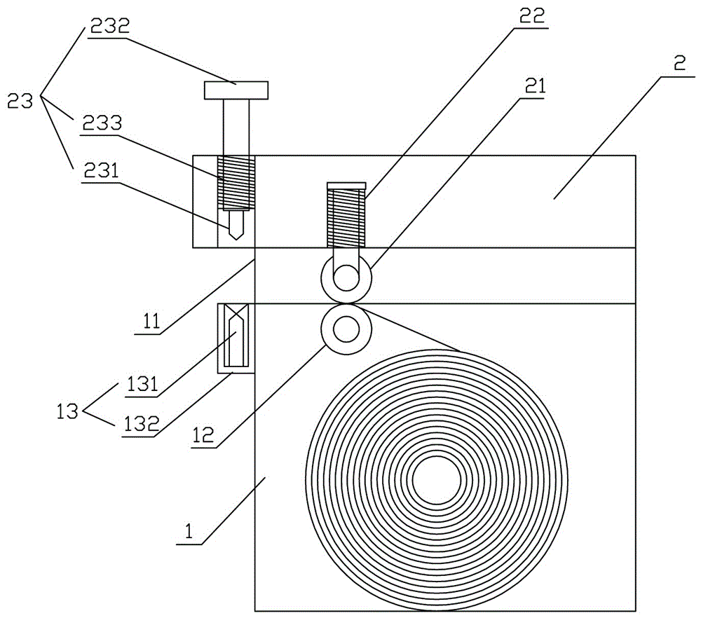 一种医用弹力绷带的切割装置的制作方法