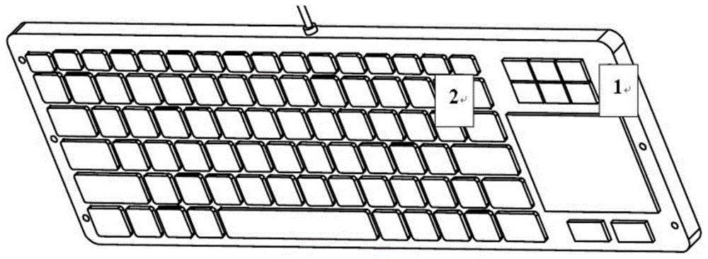 飞机机载多功能键盘的制作方法