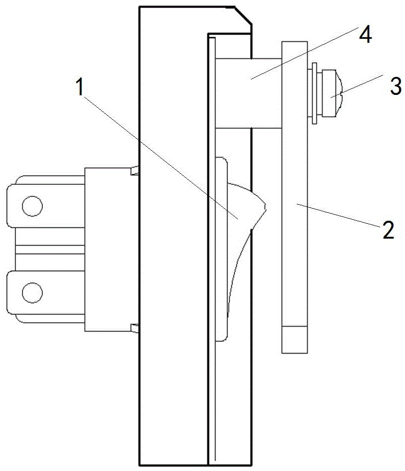 一种呼吸机上具有防误触按钮开关的制作方法