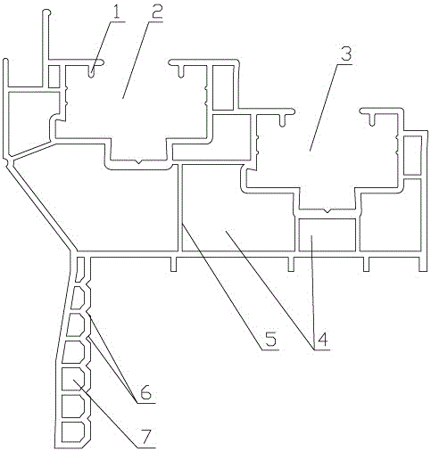 一种门窗包边框型材的制作方法