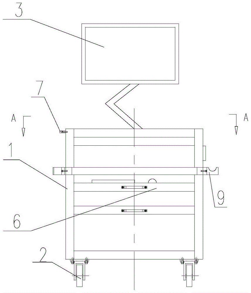 一种移动工作小车的制作方法